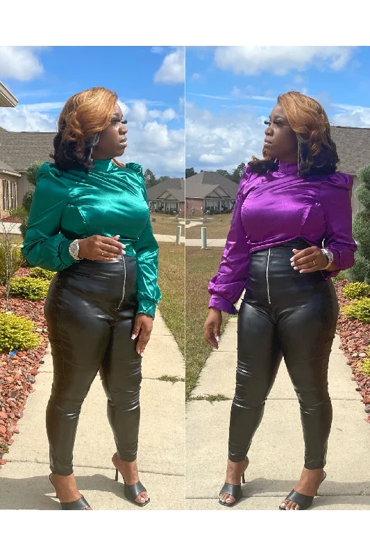Weekend Deals That Excite Chicest-Mama Satin Top