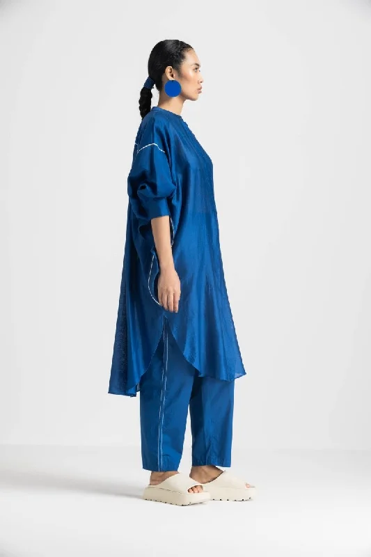 Online Specials Bat Sleeve Shirt - Electric Blue