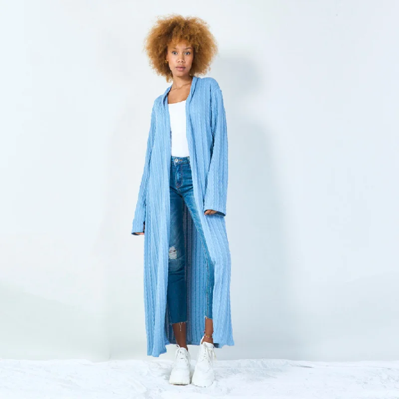 The Best Deal Long textured open cardigan wholesale