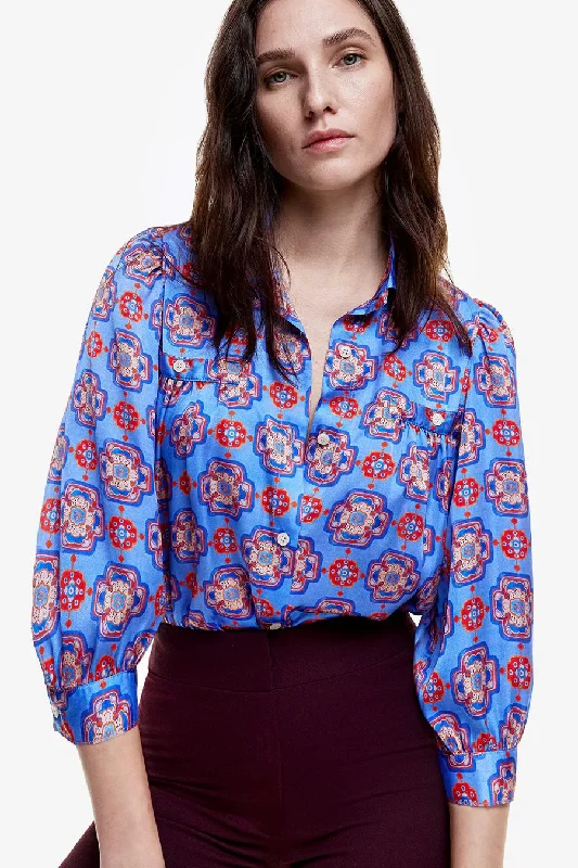 Early Bird Discount Smythe - Shirred Pocket Blouse
