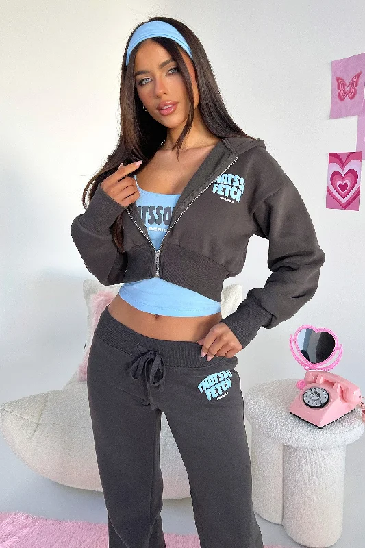 Best Bargains Series 5 Cropped Jacket - Charcoal/Blue