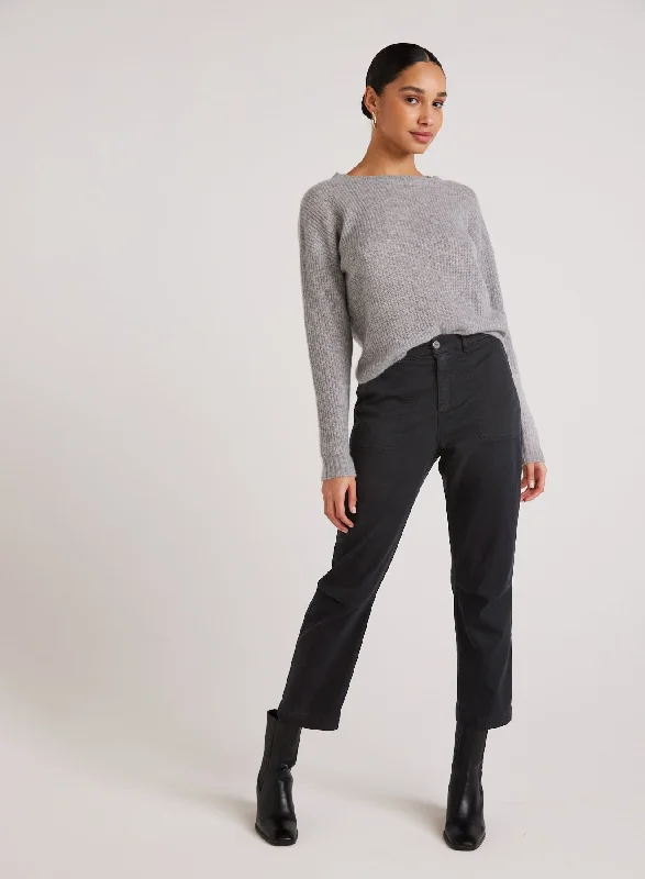 Early Bird Utility Trouser - Soft Black