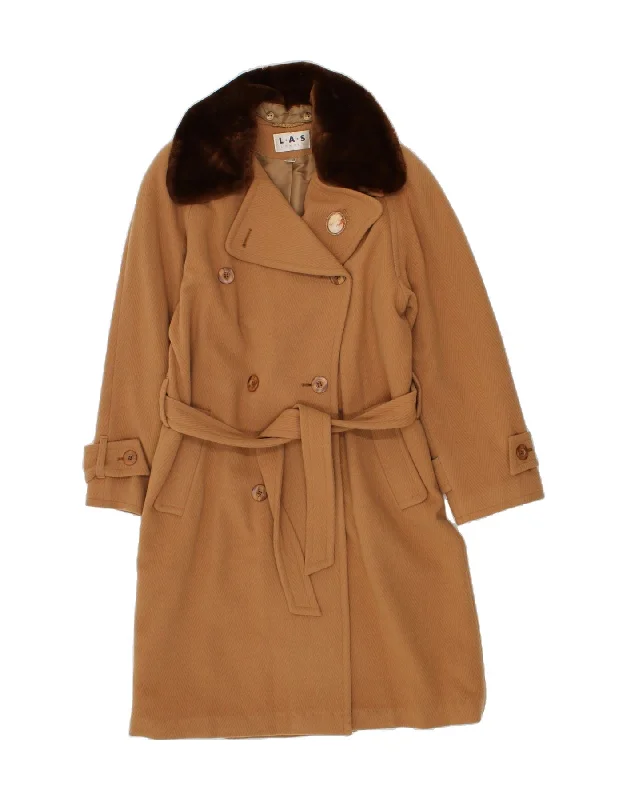 Weekend Discounts Worth Grabbing L.A.S LONDON Womens Double Breasted Coat UK 12 Medium Brown Chevron Weekend Discounts Worth Grabbing L.A.S LONDON Womens Double Breasted Coat UK 12 Medium Brown Chevron
