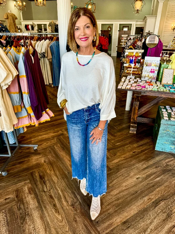 Weekend Bargains to Cherish Ella Basic Tee: Cream