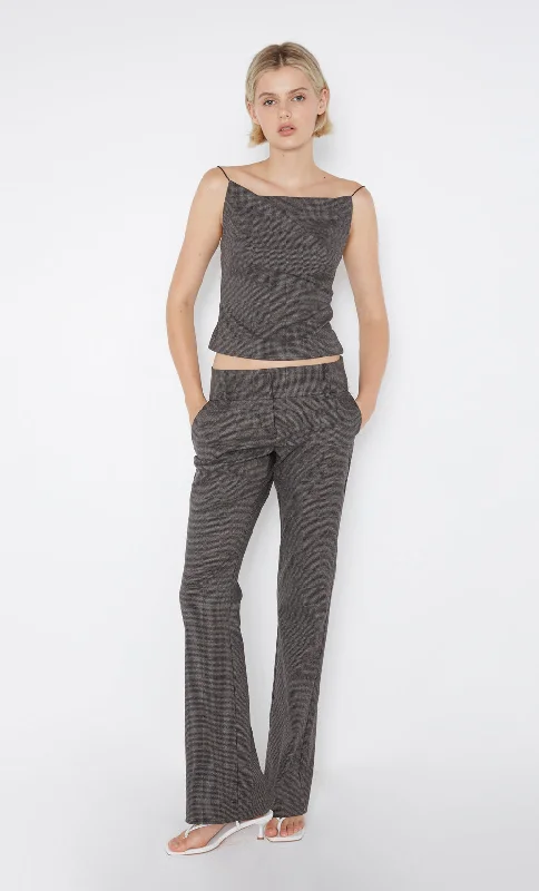 Weekend Savings Fiesta BORDEAUX CAMI - CHECK