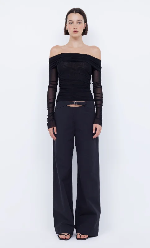Weekend Bargains to Grab SASHAY L/S TOP - BLACK