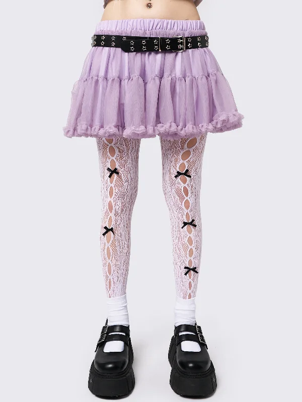 Weekend Discounts to Enjoy Lila Chiffon Tutu Mini Skirt