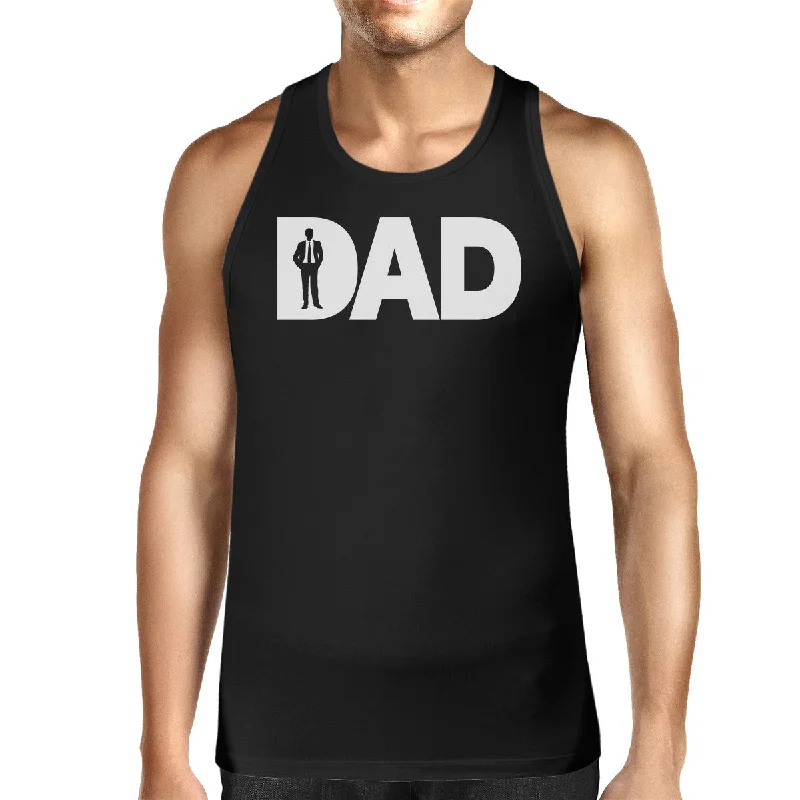 Flash Deals Dad Business Mens Black Unique Graphic Tank Top Funny Gifts For Dad