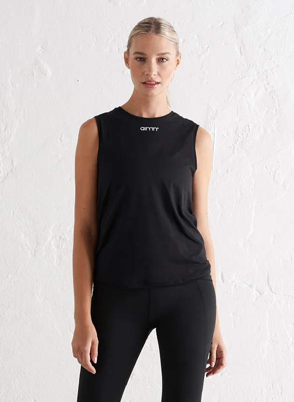 Reduced Prices Black Soft Basic Sleeveless Top