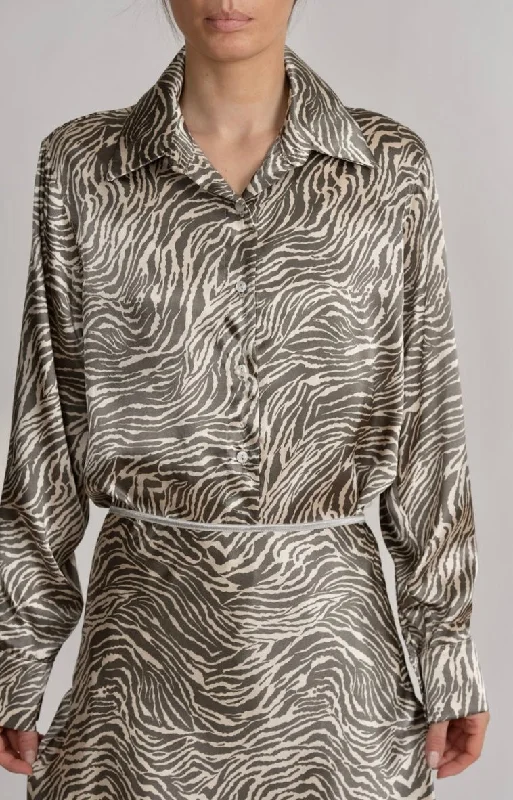 The Best Prices SADIE TOP (GREY/IVORY)
