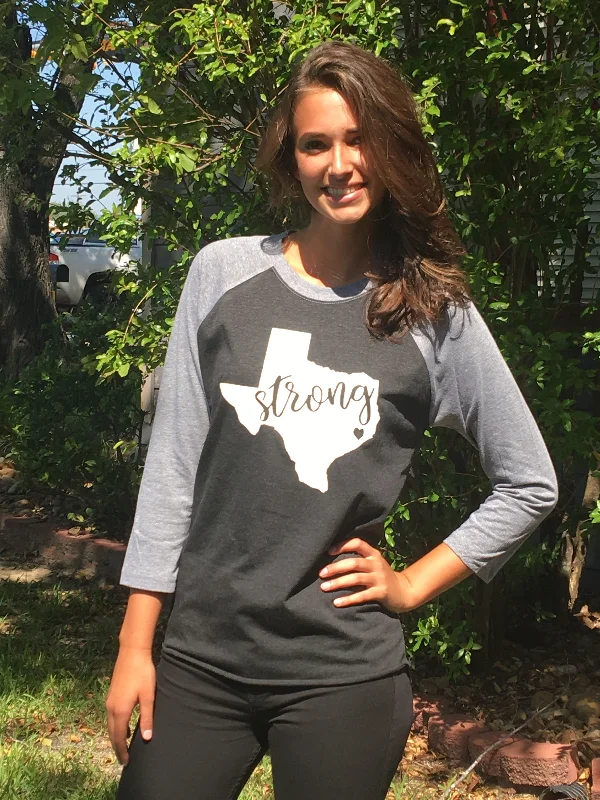 Markdown Sale Hurricane Harvey Relief Baseball Shirt