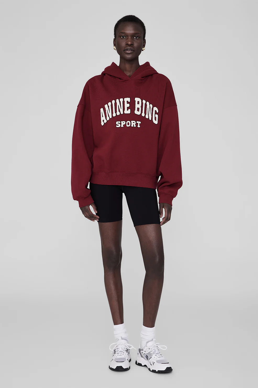 Don't Miss Anine Bing - Alec Hoodie Sport (Cabernet)