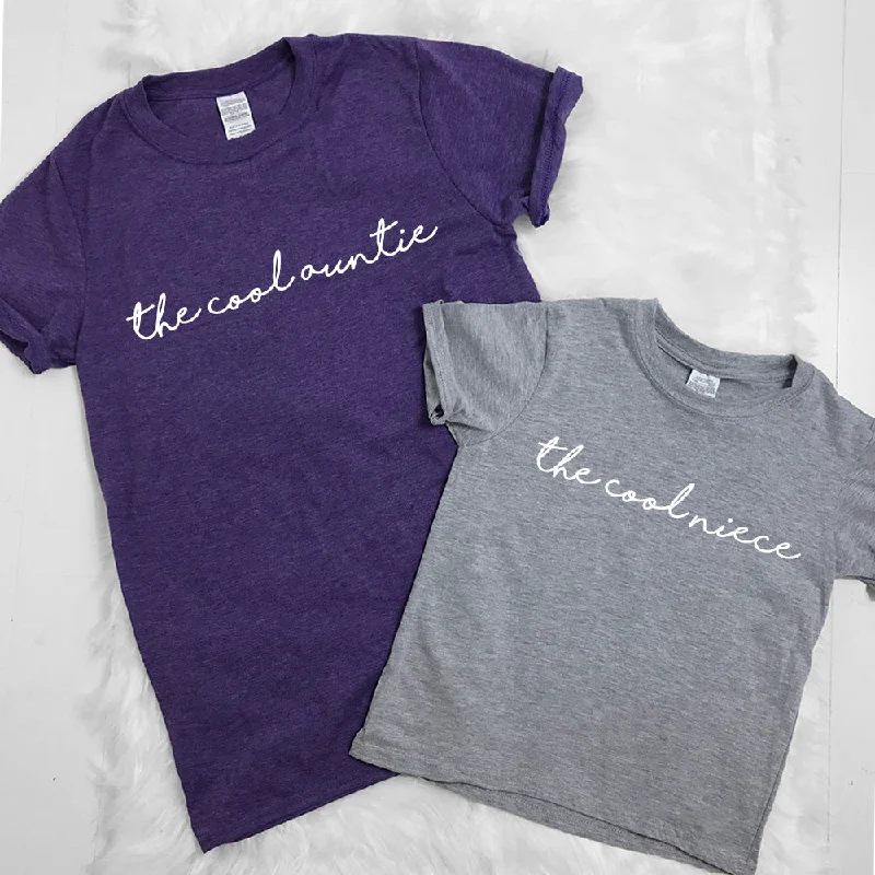 Great Deal The Cool Auntie/The Cool Niece Matching Tees (MRK X)