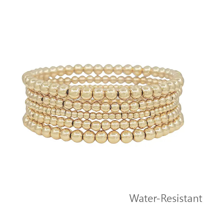 Special Discount Large Gold Stretch Bracelet