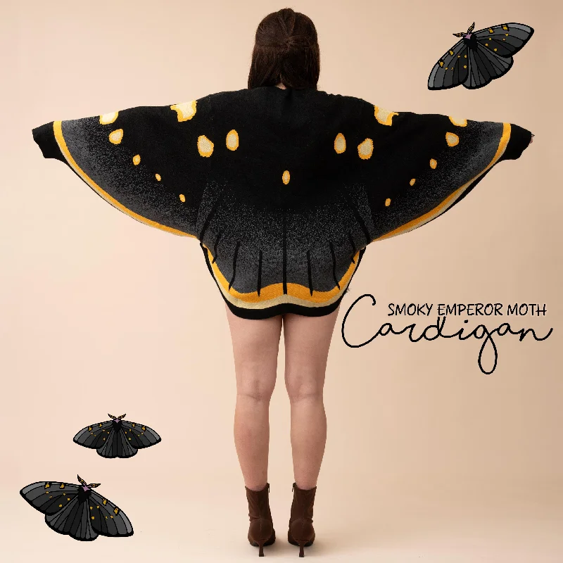 Weekend Offers That Excite Smoky Emperor Moth Cardigan (Back Order)