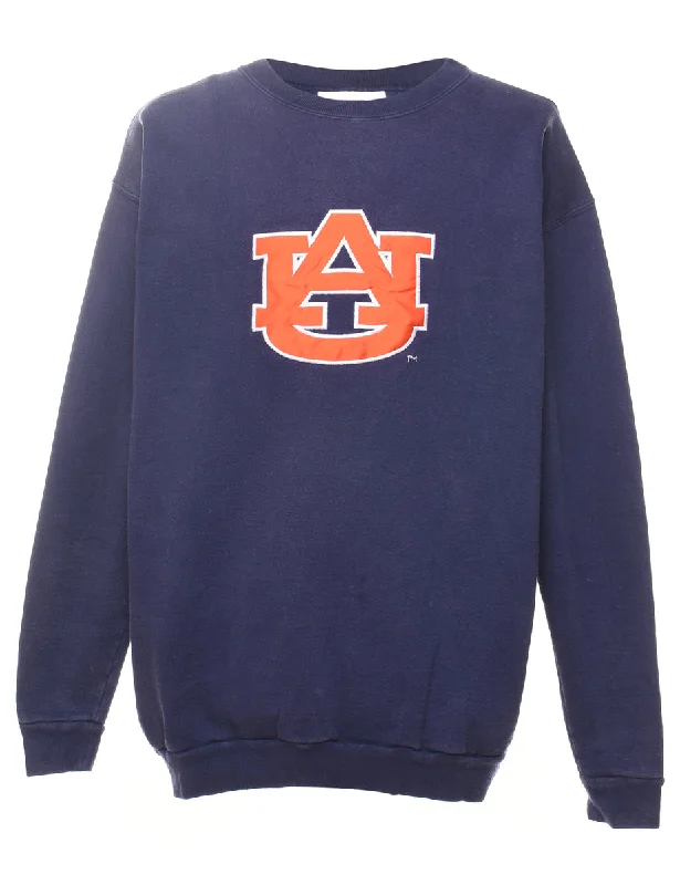 Super Sale Navy Printed Sweatshirt - XL