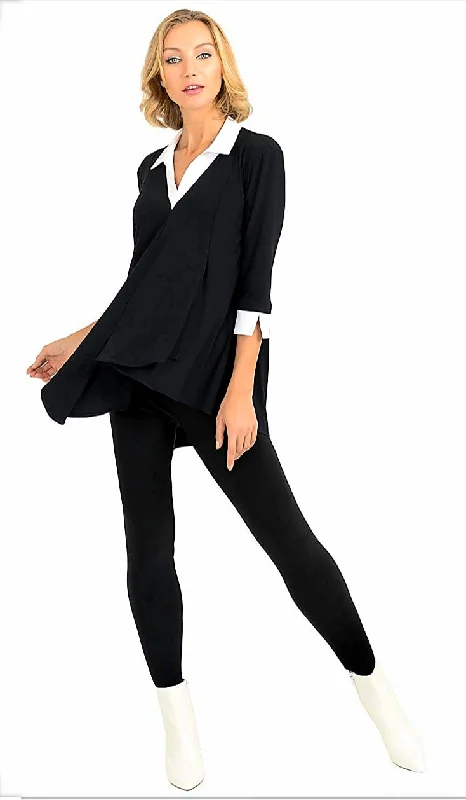 Weekend Savings Spectacular Joseph Ribkoff 3/4 Sleeves Two Tones Tunic
