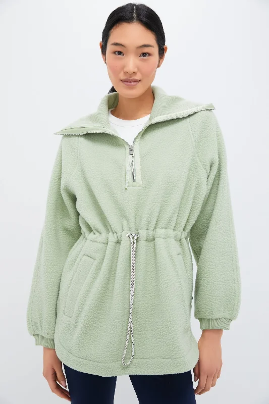 Get It Before It’s Gone Snow Sage Parnel Half Zip Fleece