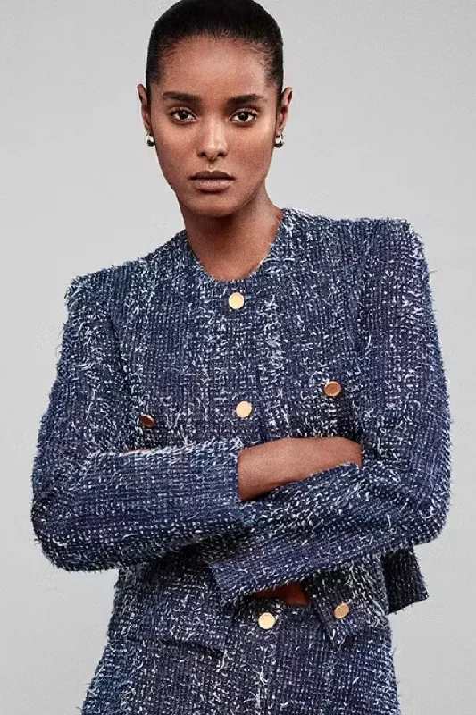 The Best Prices Frame - Denim Boucle Jacket (Magic)