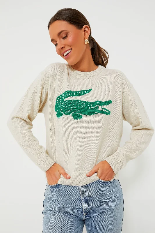 Clearance Sale Big Croc Cashmere Sweater