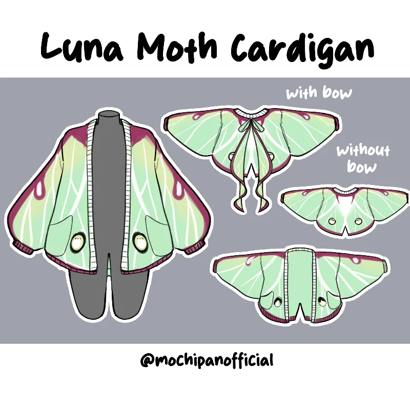 Midnight Madness (Pre-Sample Pre-Order) Luna Moth Cardigan