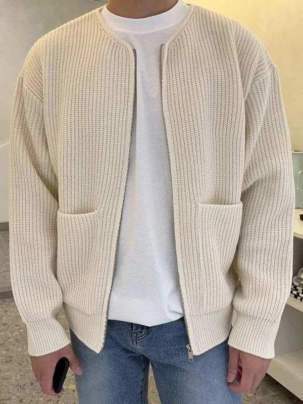 Cash Savings Casual Lazy Style Men Cardigan Sweater