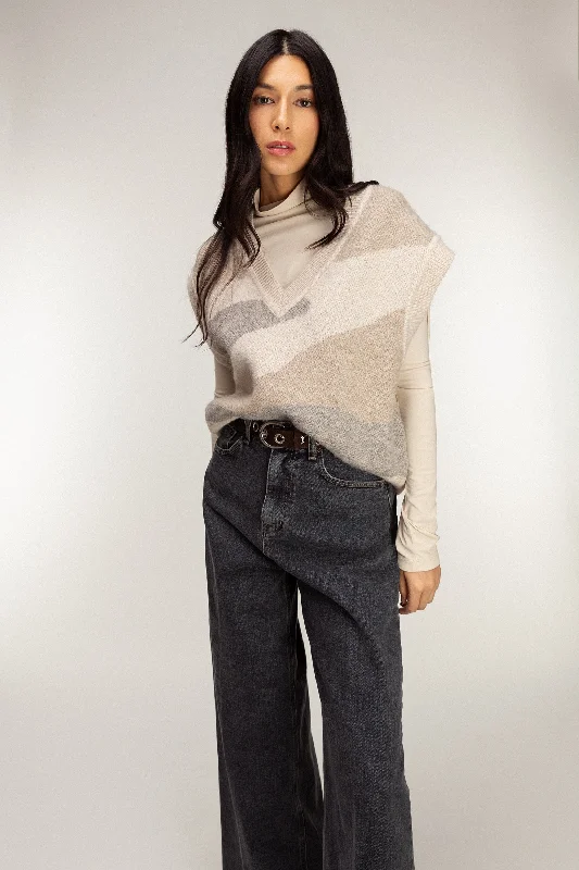 Weekend Special INTARSIA KNIT VEST