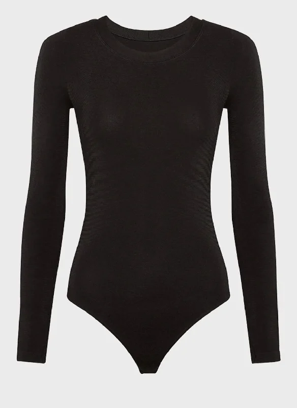 Weekend Shopping Bliss Black Tokio String Bodysuit