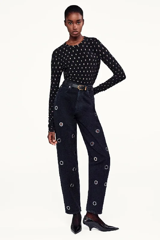 Huge Discounts Frame - Dotted Stretch Mesh Top