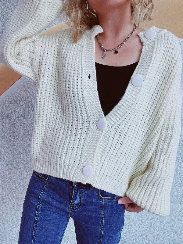 Limited Offer Button Up Long Sleeve Cardigan