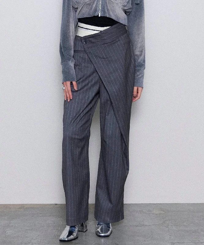 Mega Sale [24WINTER PRE-ORDER] asymmetry Cocoon Pants