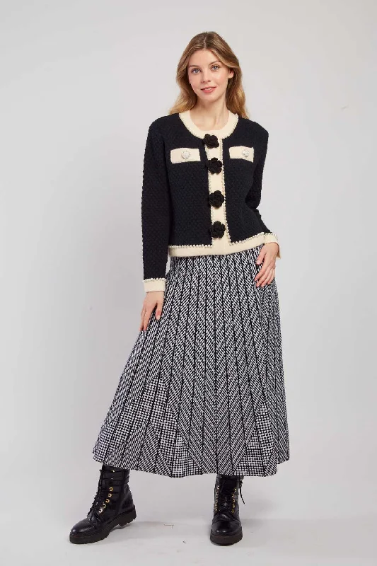 Crazy Deals Danielle Cardigan Sweater  - Black