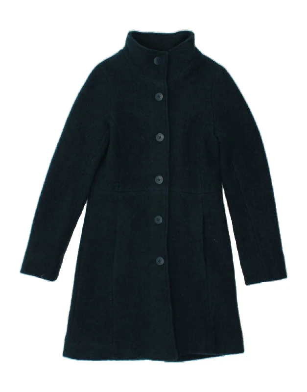 Year-End Clearance SEASALT CORNWALL Womens Overcoat UK 10 Small Green Wool