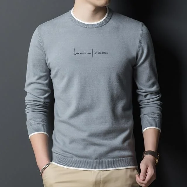 Mega Deal Signature Crew Neck Sweater For Men