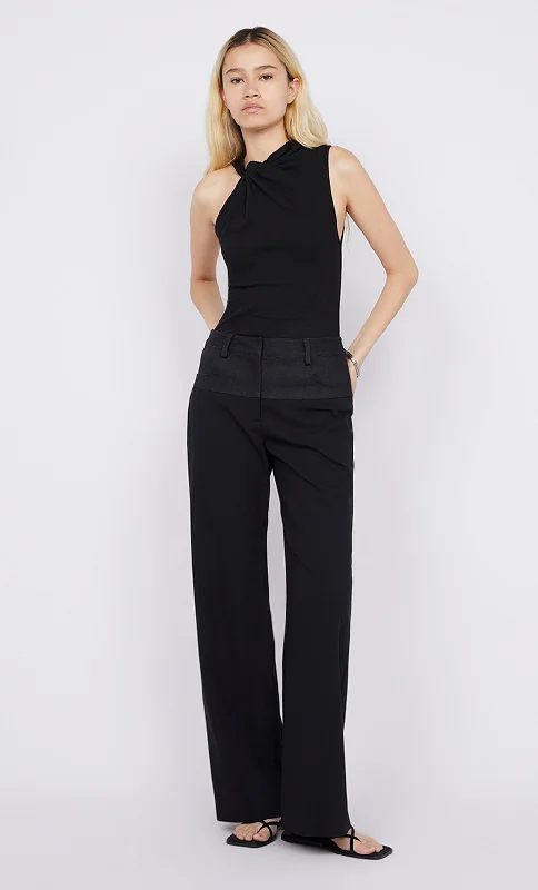 Warehouse Sale SOLA ASYM TOP - BLACK