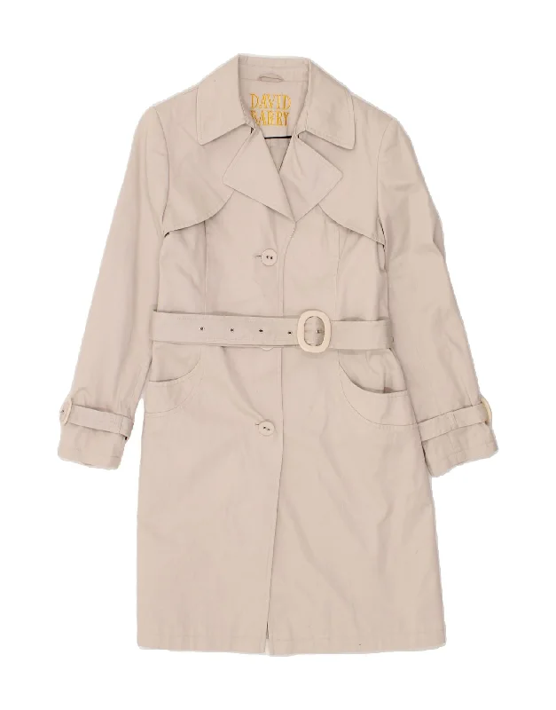 Weekend Specials You Can't Miss VINTAGE Womens Trench Coat UK 14 Medium Off White Cotton Weekend Specials You Can't Miss VINTAGE Womens Trench Coat UK 14 Medium Off White Cotton