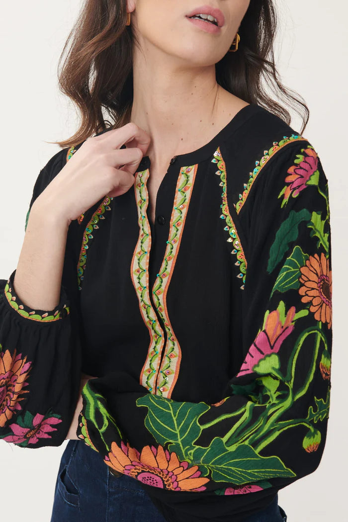 Weekend Price Cuts Galore Belinda Embroidered Top