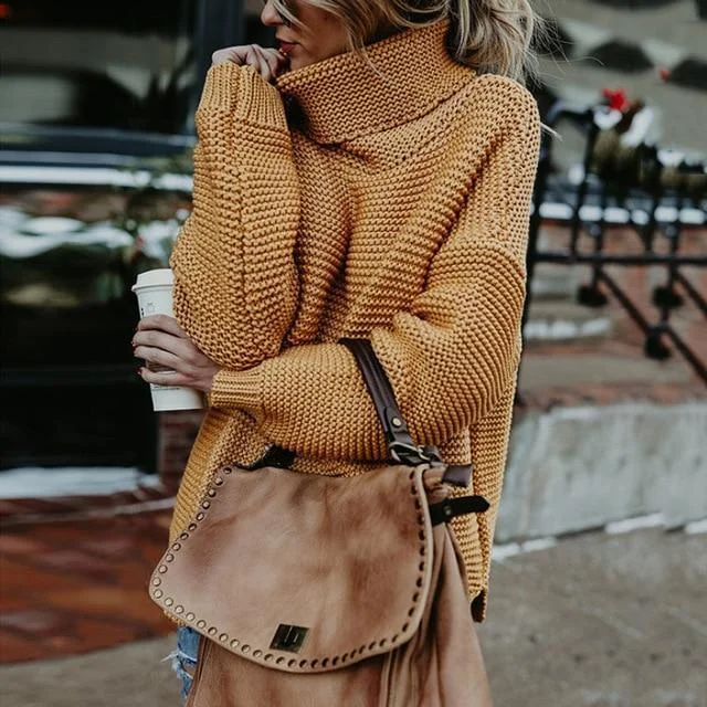 Daily Specials Office Lady Turtleneck Pullover Sweater