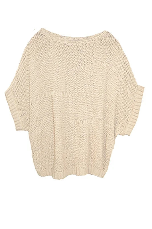 Special Offer Tape Yarn Hand Knit Sweater