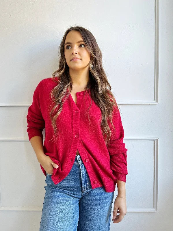 Deal Zone Lightweight Button Up Cardigan - FINAL SALE