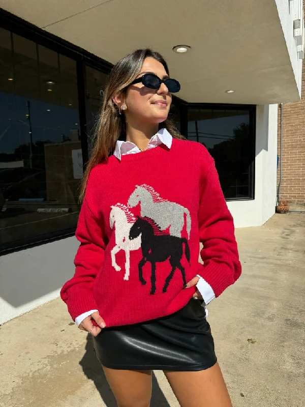 Overstock OFF TO THE RACES SWEATER