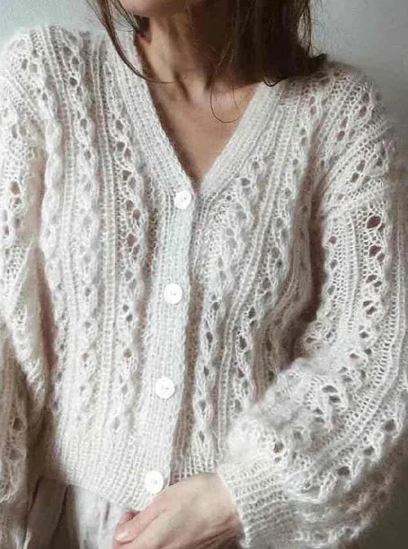 One-Day Only Cardigan No 6 by My Favourite Things Knitwear, Silk Mohair yarn kit (excl pattern) One-Day Only Cardigan No 6 by My Favourite Things Knitwear, Silk Mohair yarn kit (excl pattern)