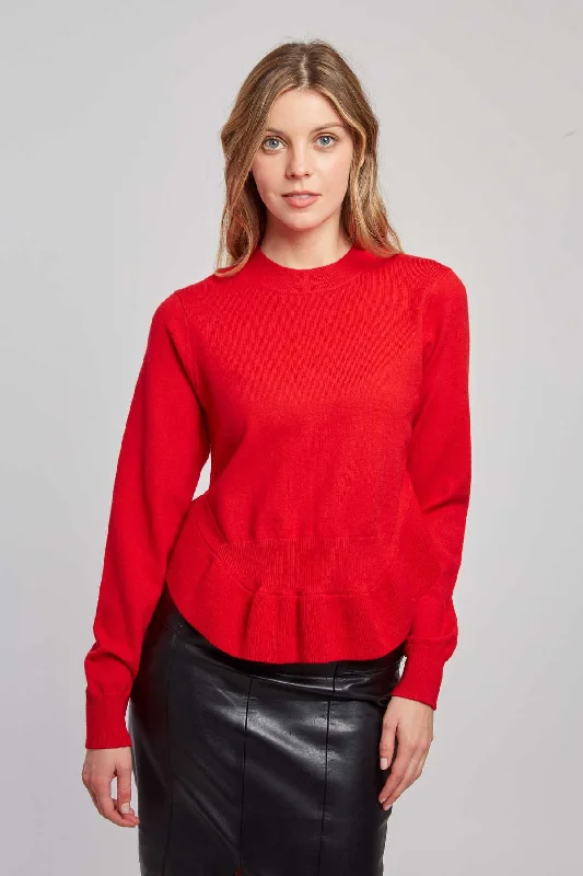 Flash Deals Carline Sweater Rouge Red