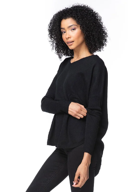 Exclusive Savings Nelly Washable Cashmere V-neck Pullover in Fall Colors
