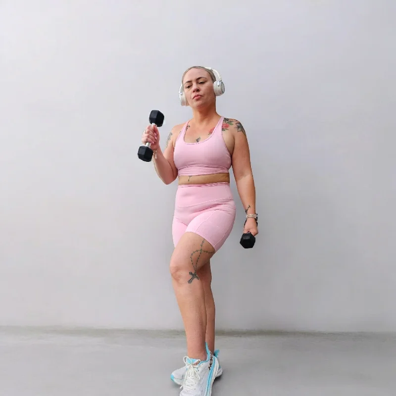 Grand Opening Sale Marshmallow Pink Comfort Crop