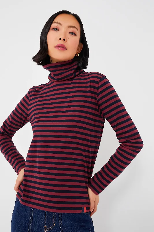 Year-End Sale The Navy and Pinot Turtleneck