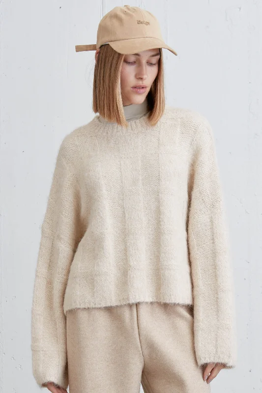 Extra Discount FUZZY RIBBED SWEATER