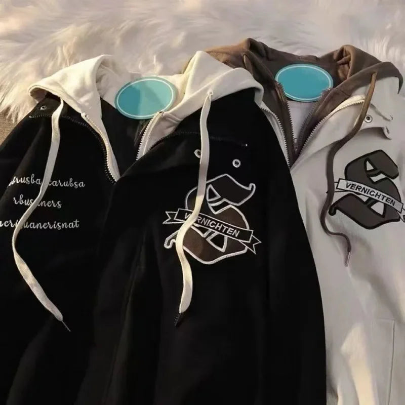 Exclusive Savings Casual Printed Stylish Couples Y2K Hoodie