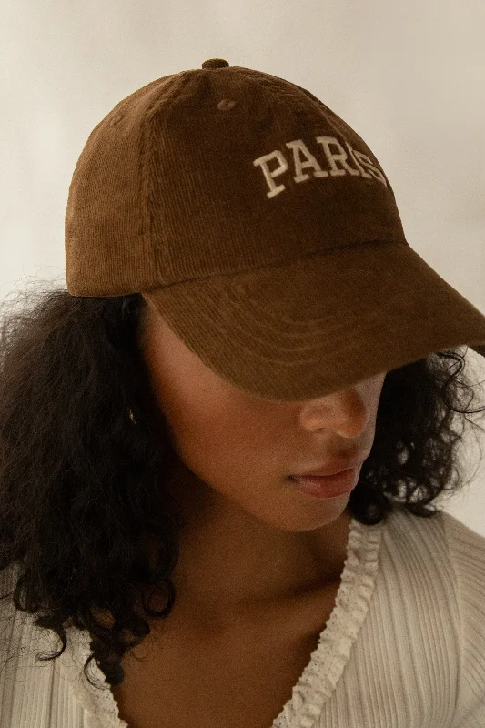 Big Deal PARIS CORDUROY BASEBALL HAT