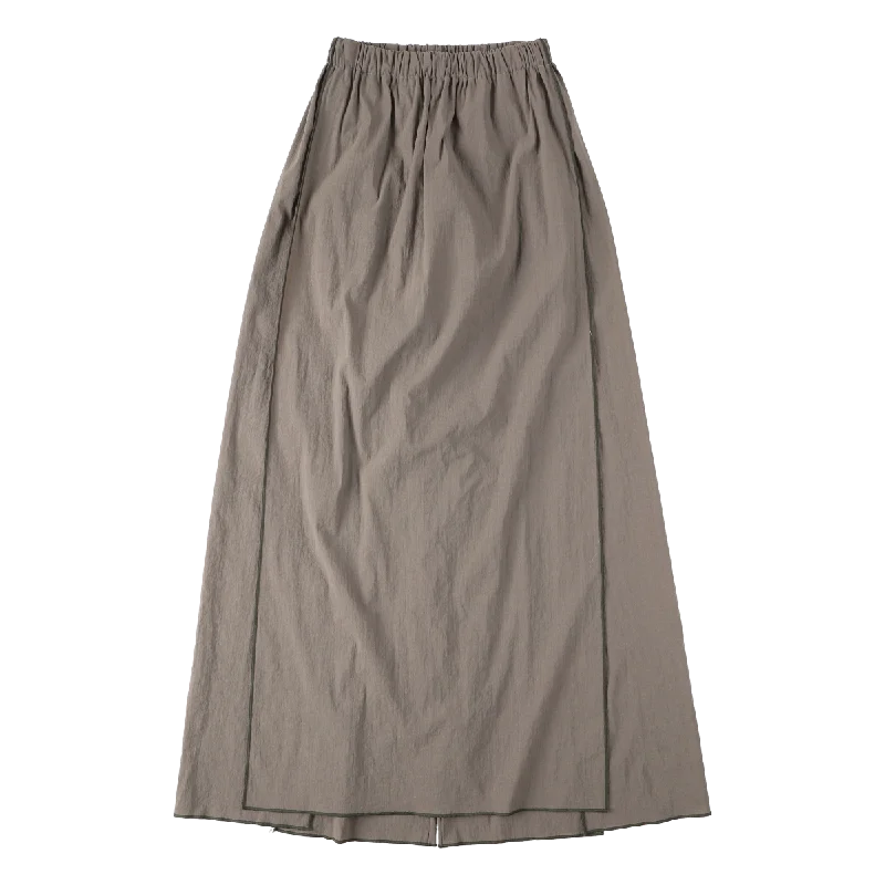 Great Bargains PAPER ROLLED PANTS / GRAY